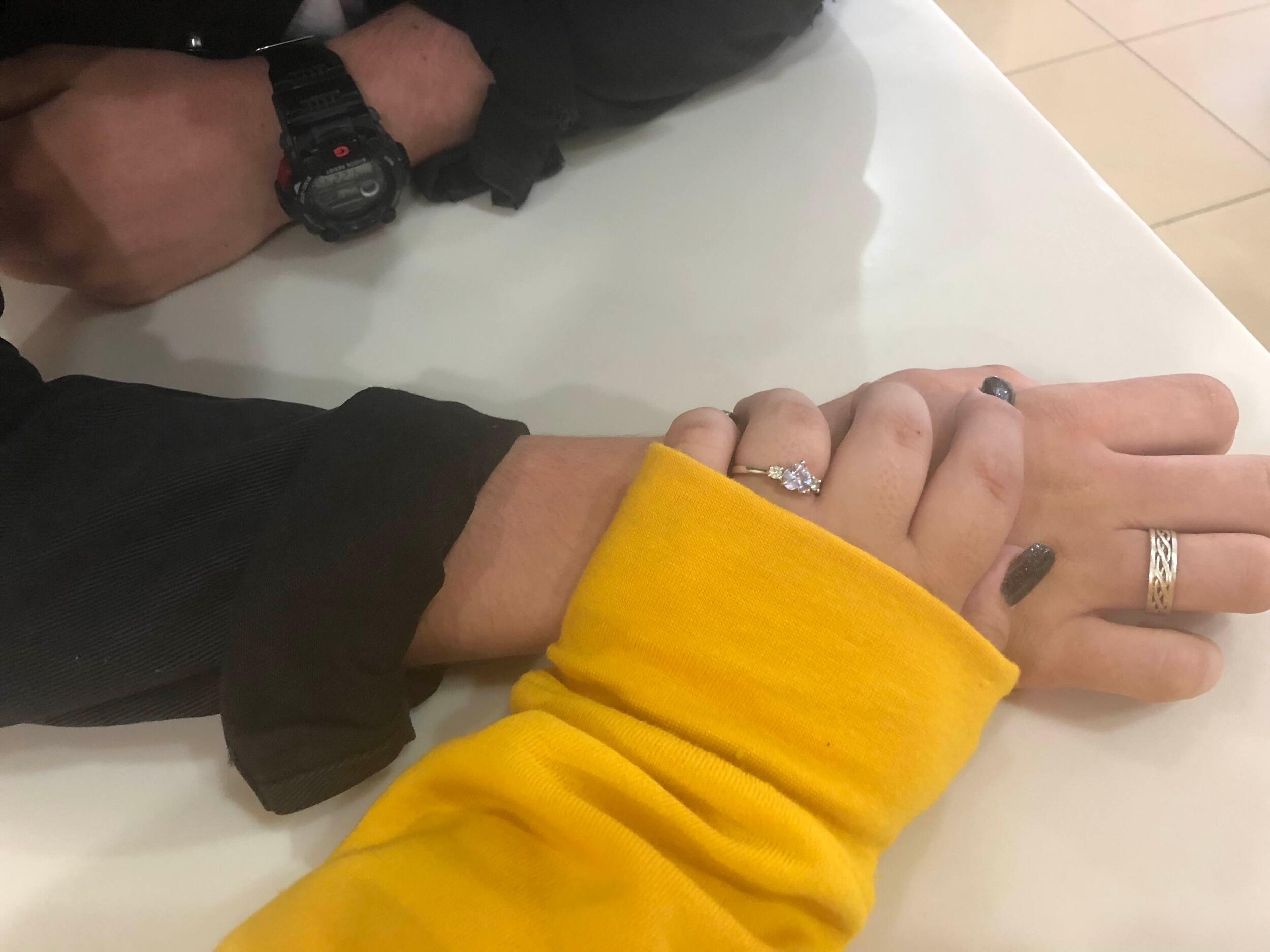 Our first Promise Rings to each other.