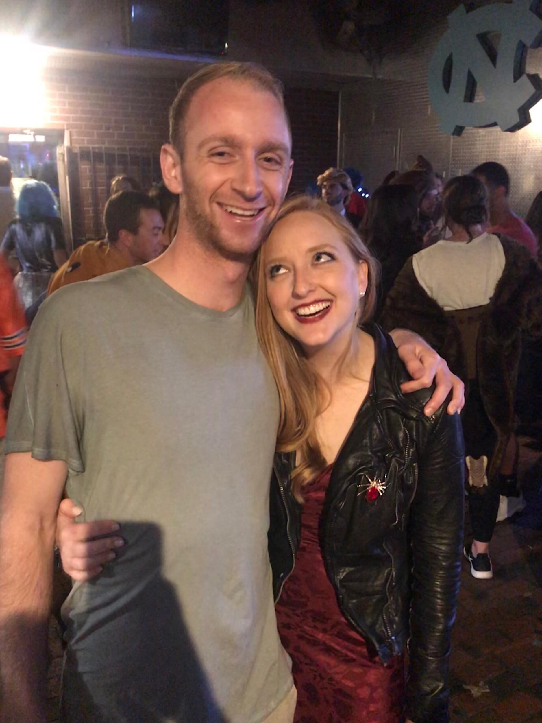 Our first picture together: Halloween 2019.