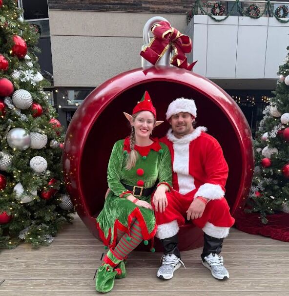 Kelly and Luke spent their 2nd Christmas together by spreading Christmas cheer during a bar crawl in Downtown Phoenix.  