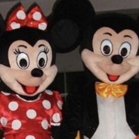 MINNIE and MIKEY MOUSE Christmas Mascot Costume mascotte cosplay Claudio  MASCOTS