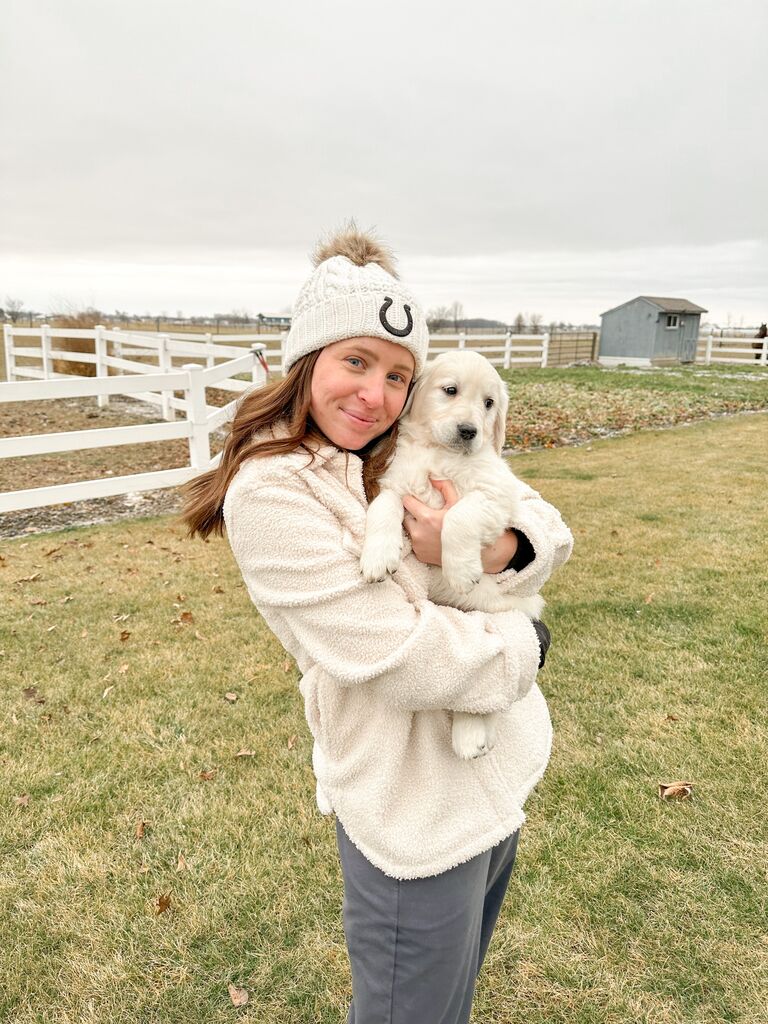 Knoxx asked for a sibling so we got him one! The day we picked up Winnie