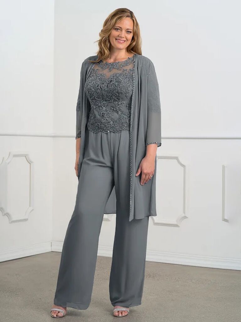 Plus Size Mother of the Bride Pants Suit– Hello Curve