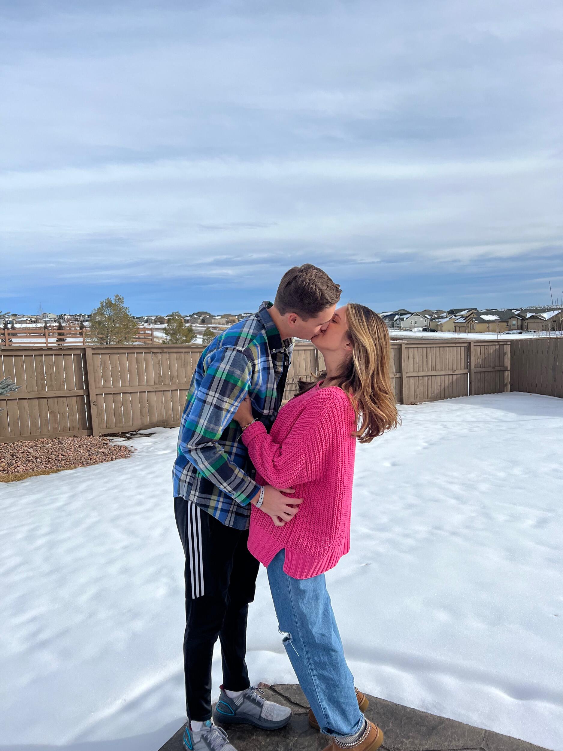 McKensie and Benjamin spend the holidays together! Both thanksgiving and New Years.
