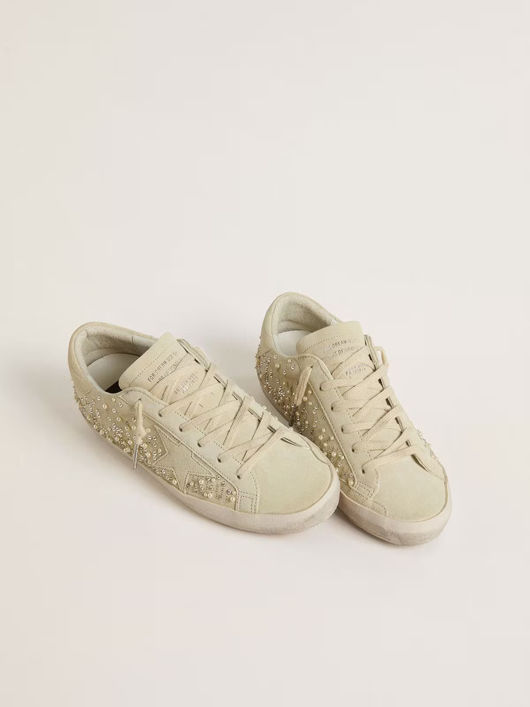 Golden Goose embellished bridal sneakers