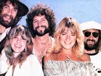 Fleetwood Mac group photo in 1975