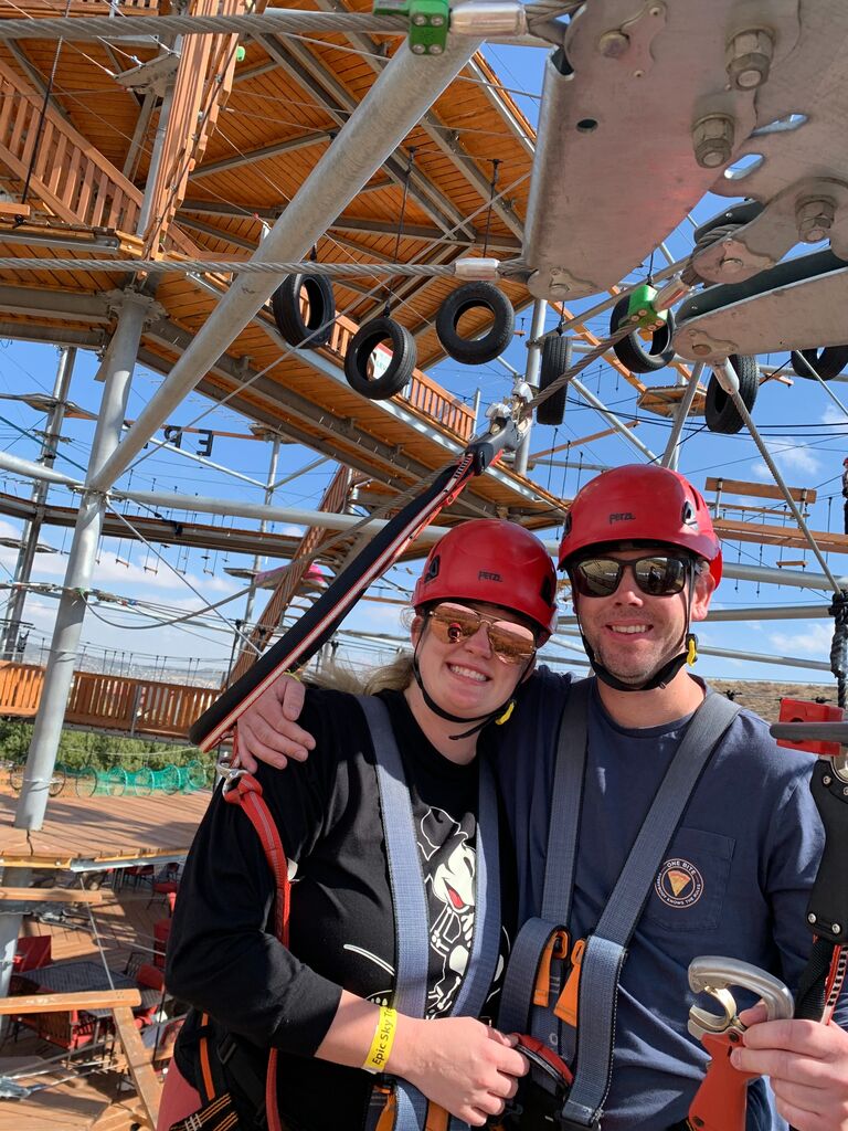 Rope course in Colorado