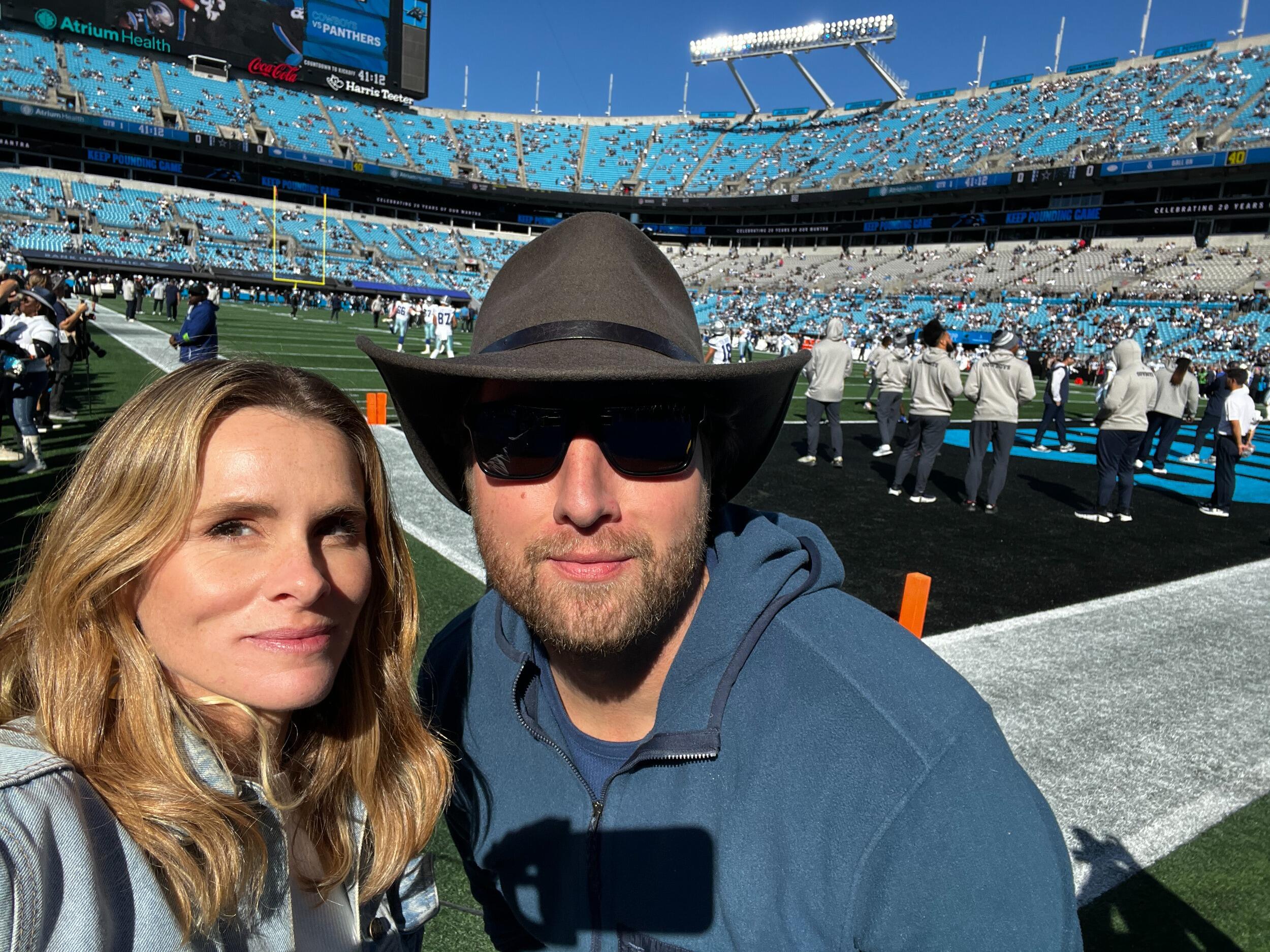 Cowboys game in Charlotte.