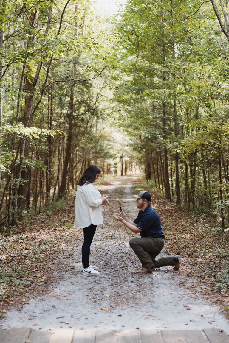 The proposal that started the newest and best chapter of our story so far!