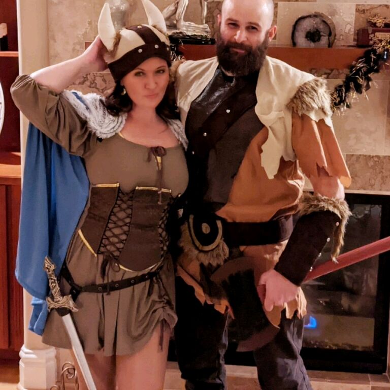 Viking Halloween 2020. We drank, we pillaged... Great Odins beard! 
