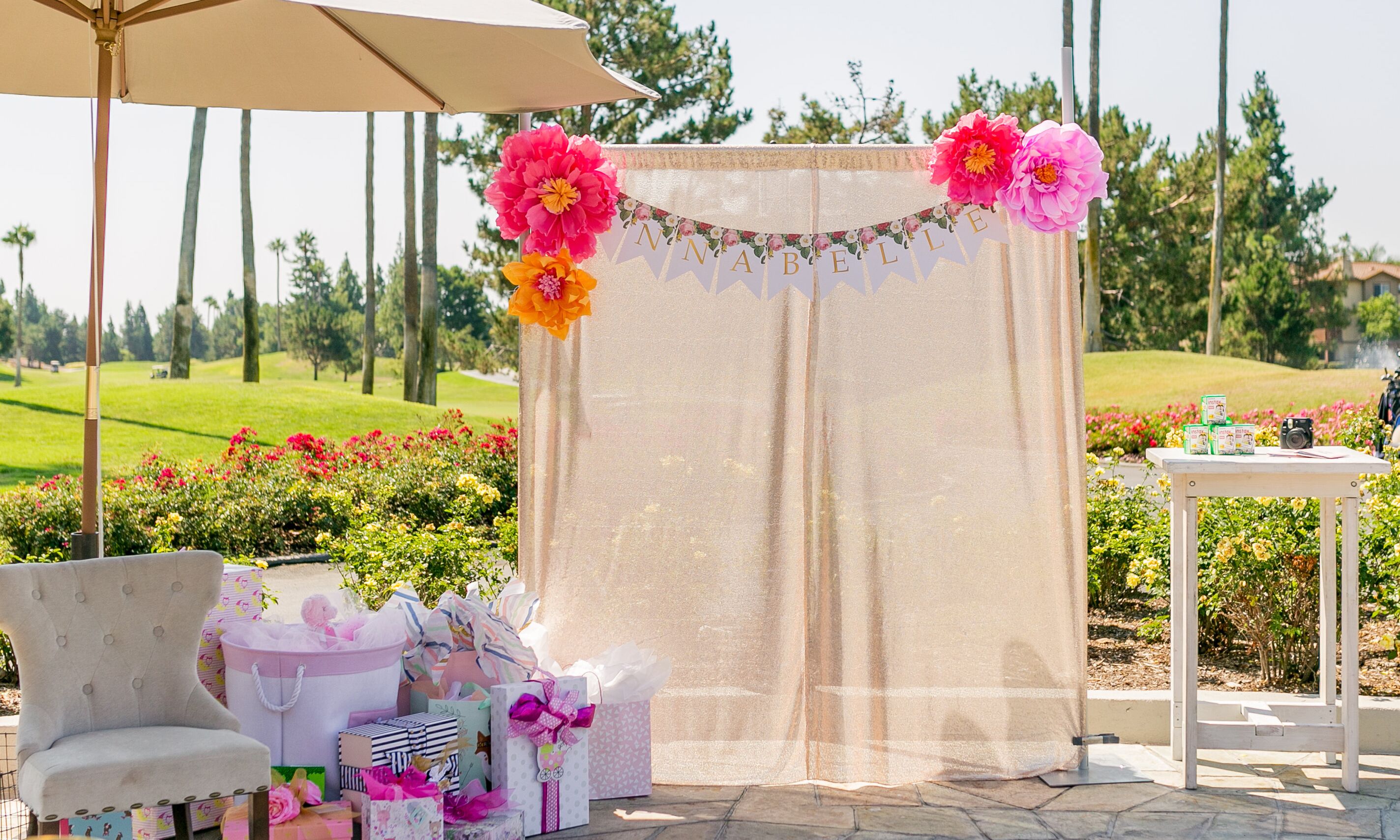 kate spade baby shower decorations