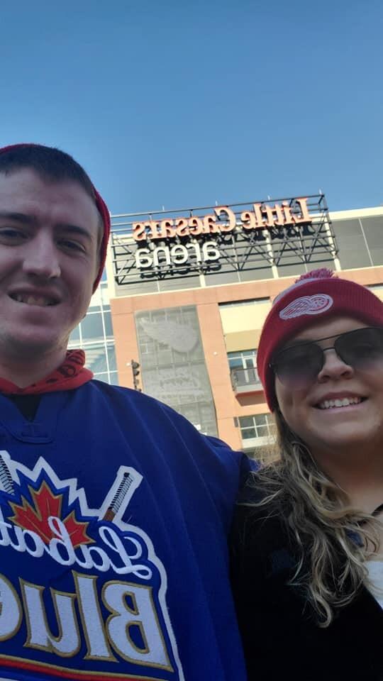 First Red Wings Game Together