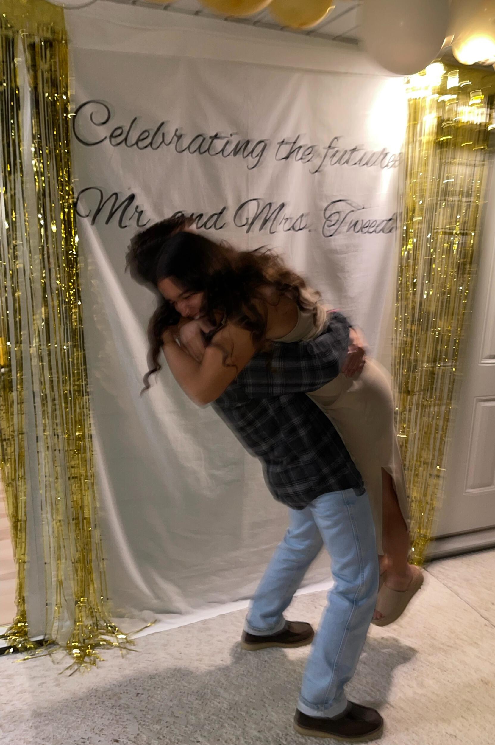 Our sweet engagement party thrown by some sweet friends 