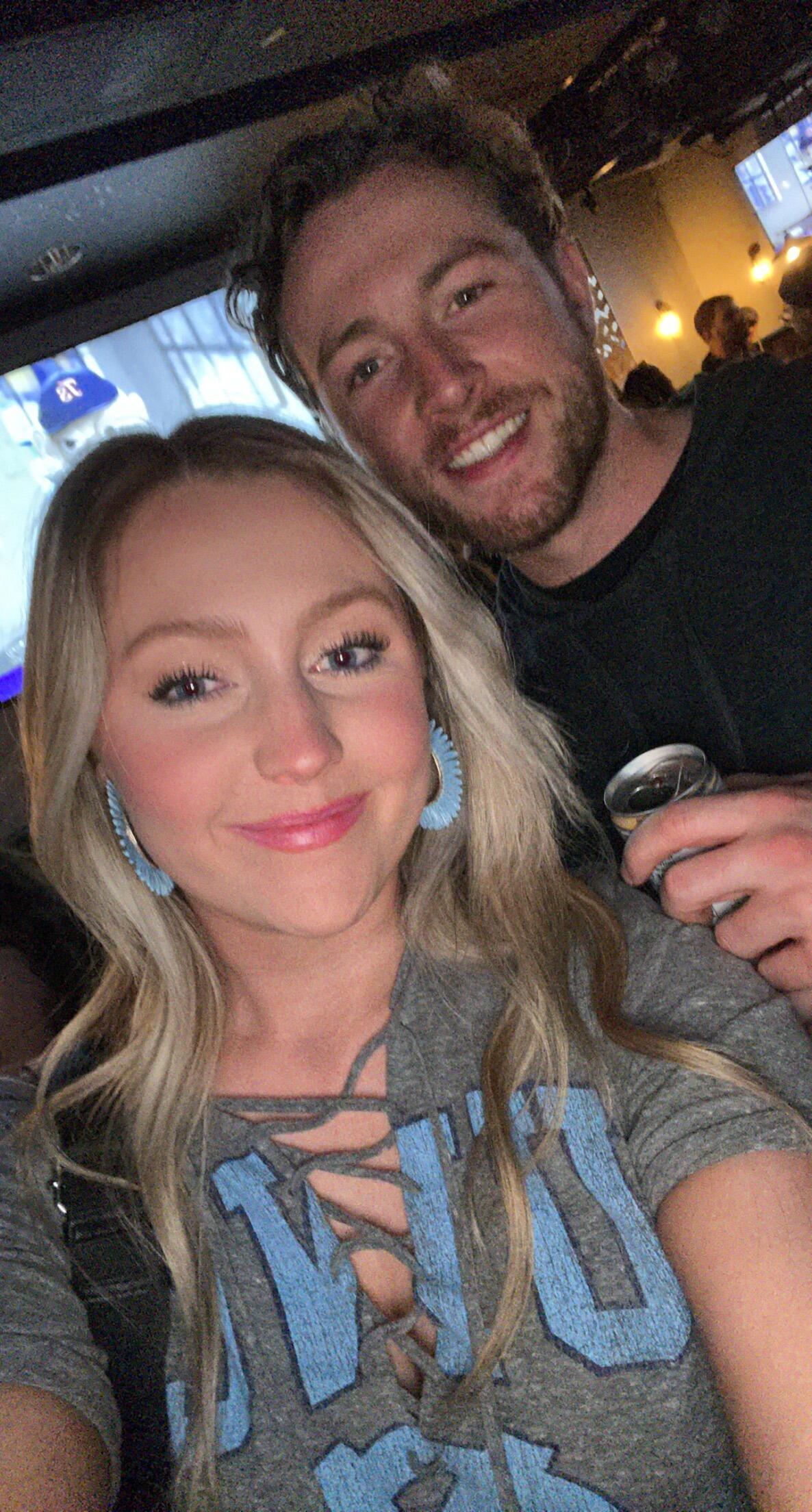 Andrew asked Ashley to be his girlfriend. Naturally, they had to send a selfie to Ashley's mom