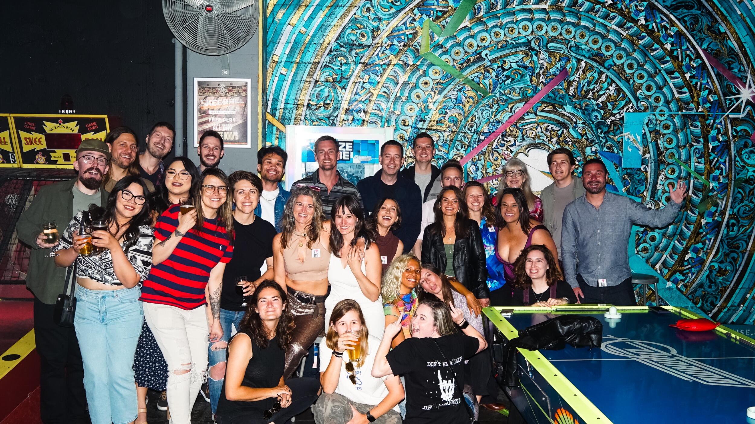 Celebrating Love is BS in LA at Arts District Brewery with our incredible LA family!