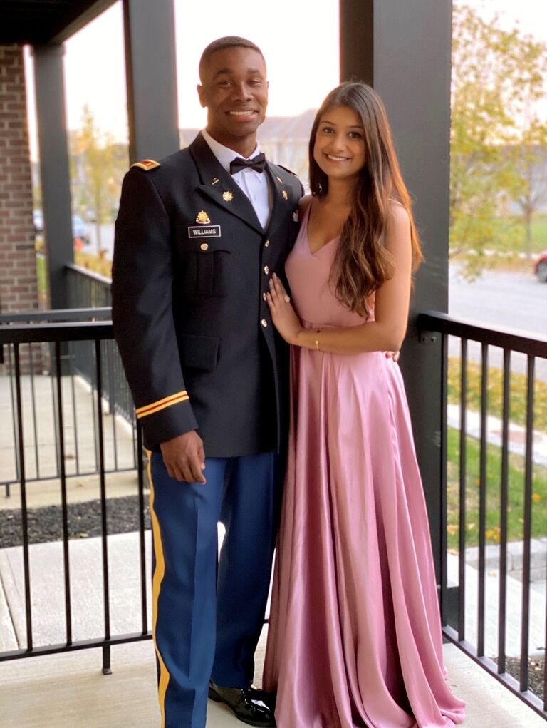 Our first military ball together and the one time a year I get to play dress up.