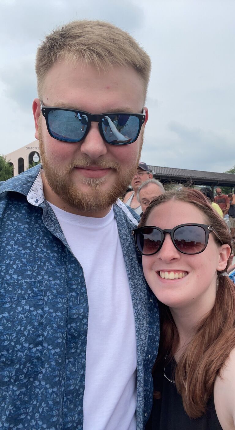 They spent a day at Hershey park together