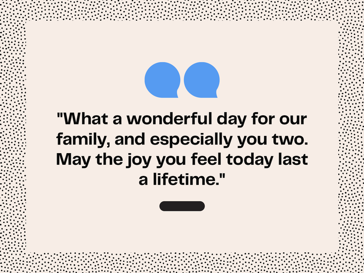 wedding wishes for family example in quotes