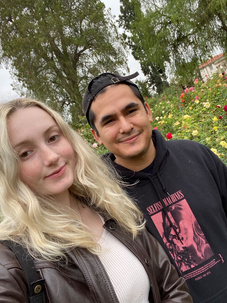 At one of our all time favorite places, the Huntington Library and Gardens. 