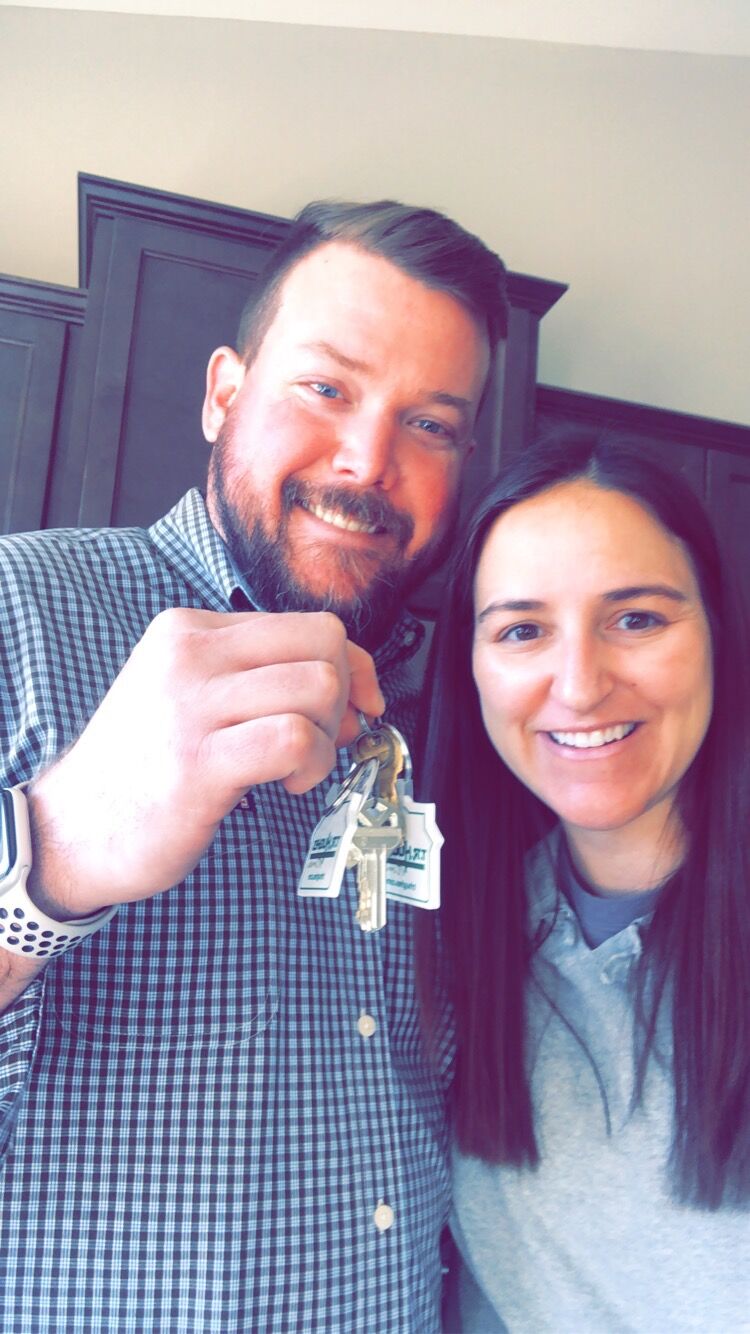 Closed on our home, just days before Mackenzie arrived! 🏠