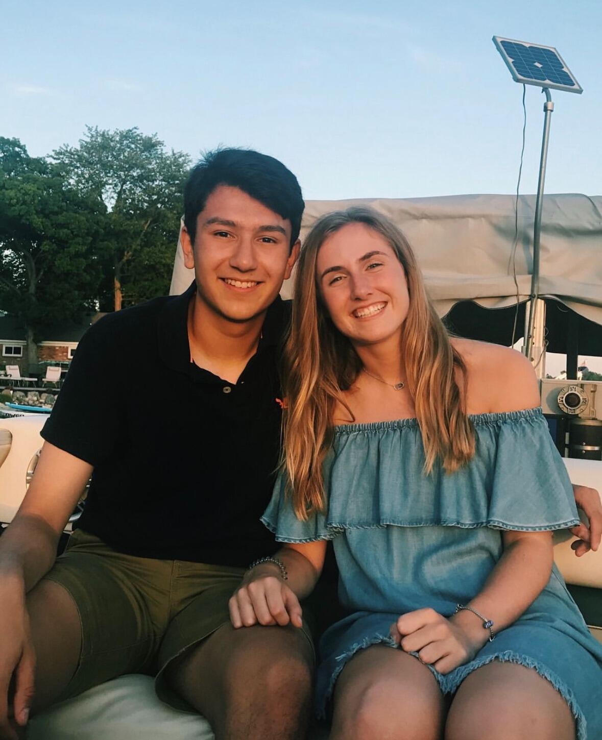 The summer before entering their senior year of high school where they went to some of their first family events as a couple. 