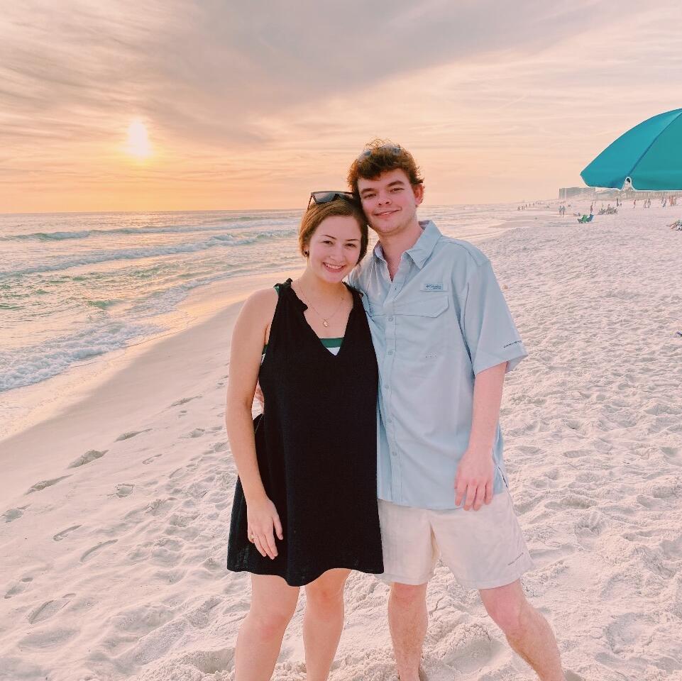 We went to the beach with friends for our mini spring break!