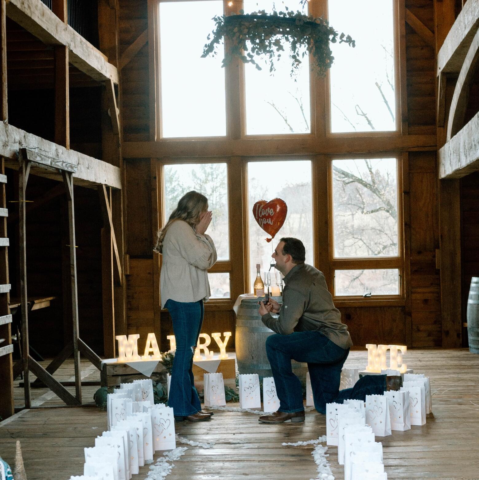 What started as birthday photos at Sterlingbrook Farms turned into the biggest surprise—the proposal. It was a beautiful and perfect night spent celebrating with friends and family. The easiest "yes" and the best decision—forever with my Tylor Mason.