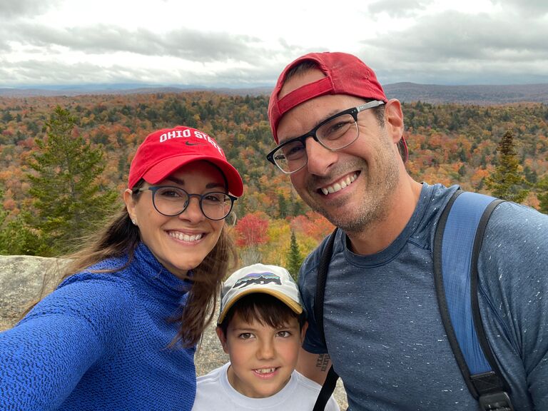 Climbing Sebs first Mountain with him at Black Bear