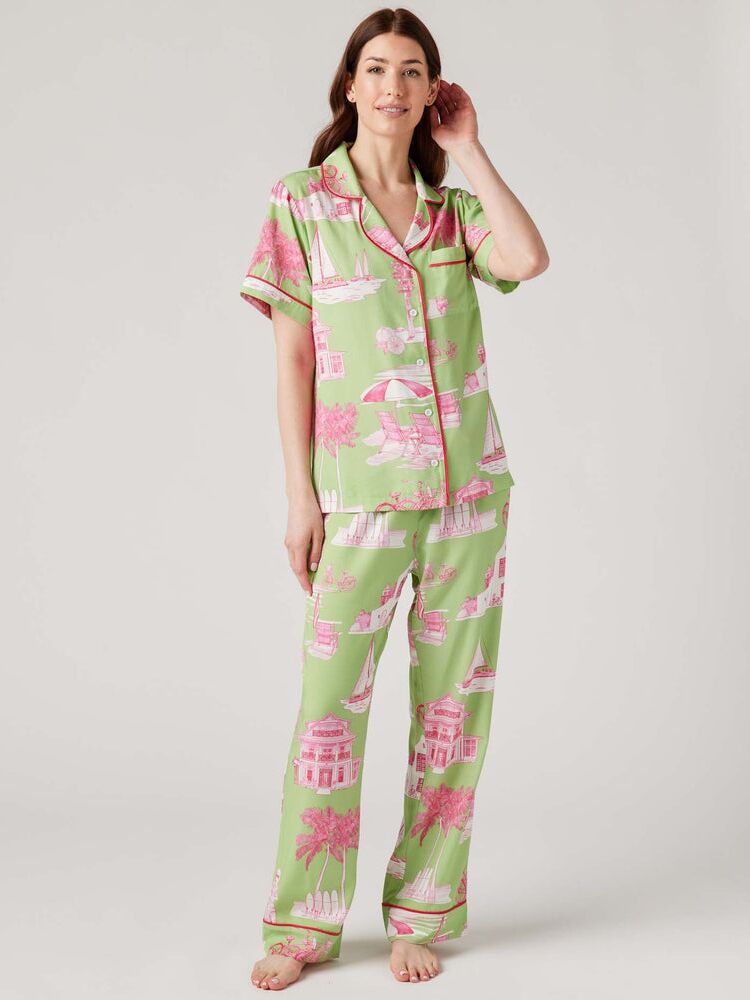 Katie Kime beachy mother of the bride getting ready outfit