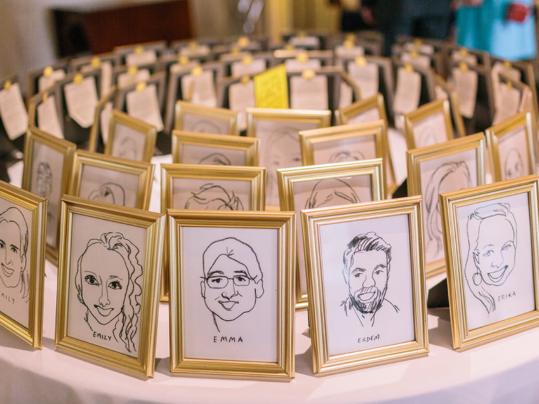 Wedding caricatures