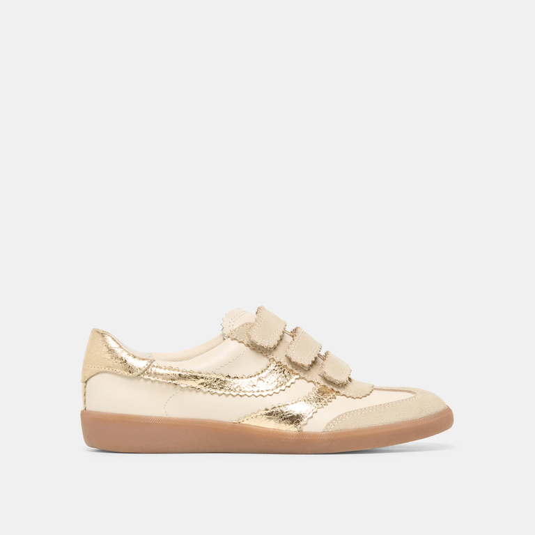 Dolce Vita gold bridal sneakers
