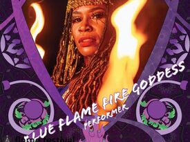 Blue Flame Fire Goddess - Fire Eater - Memphis, TN - Hero Gallery 1