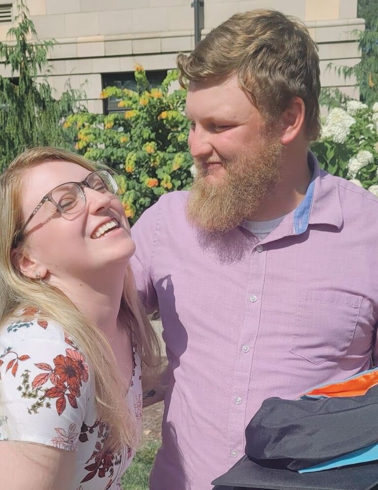 Nick's master's graduation!