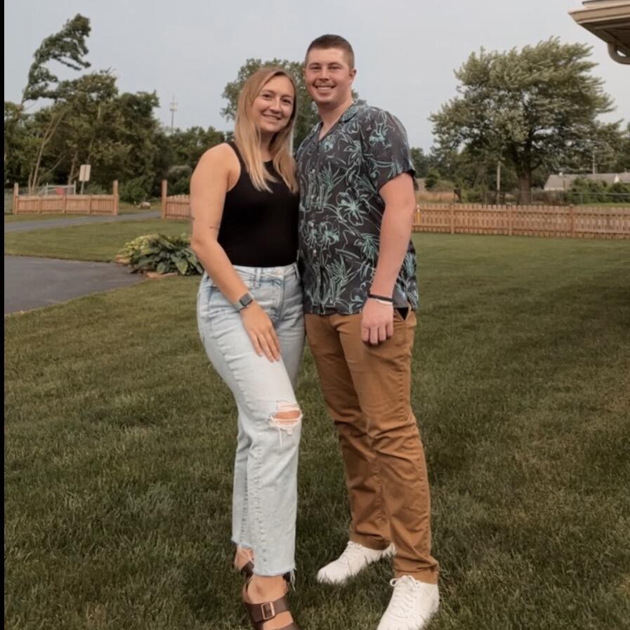 Celebrating the end of our first summer together