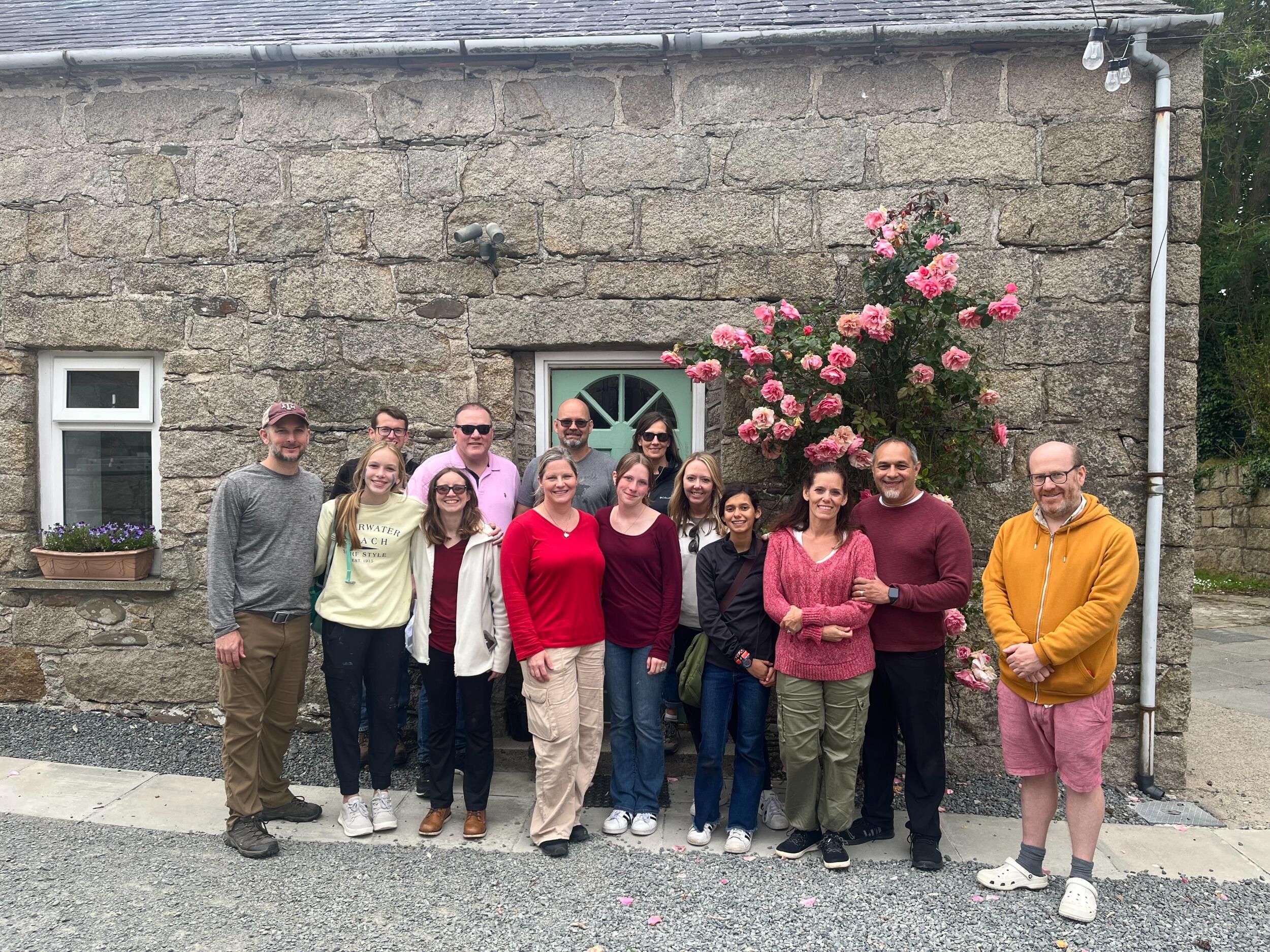 Matt in Ireland on a mission trip with his church. 