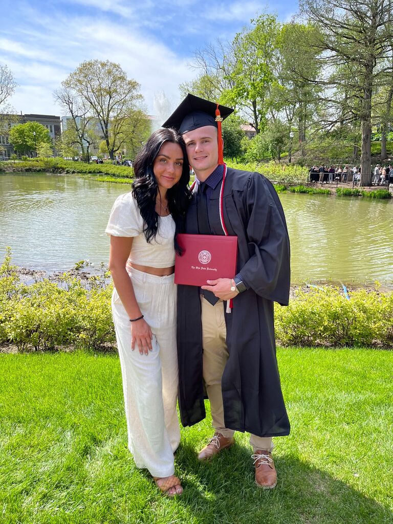 Brandon's graduation from Ohio State University