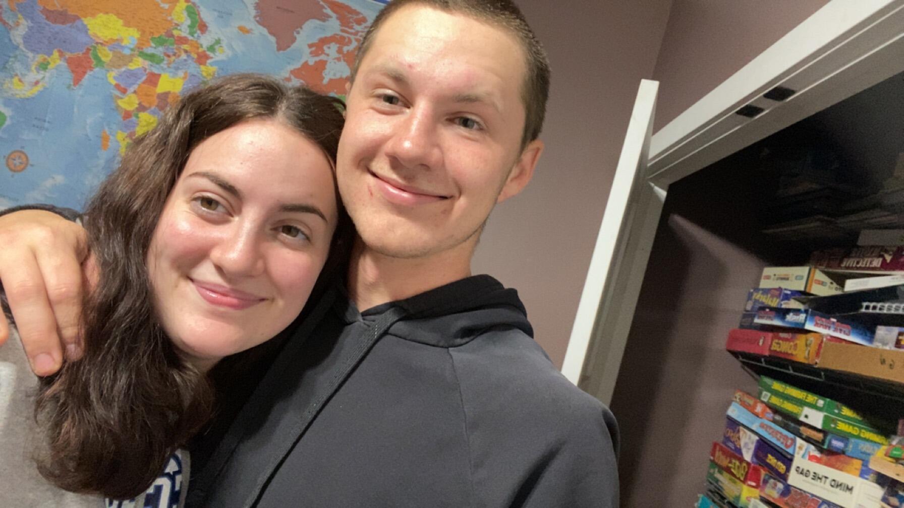 When we officially (or FINALLY as our friends would like to say) started dating, two days before Thanksgiving!!!