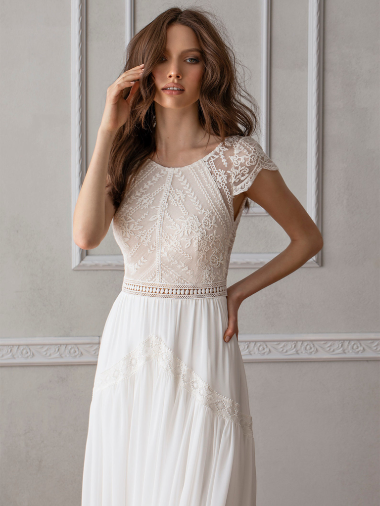 Crochet bridal gowns sale