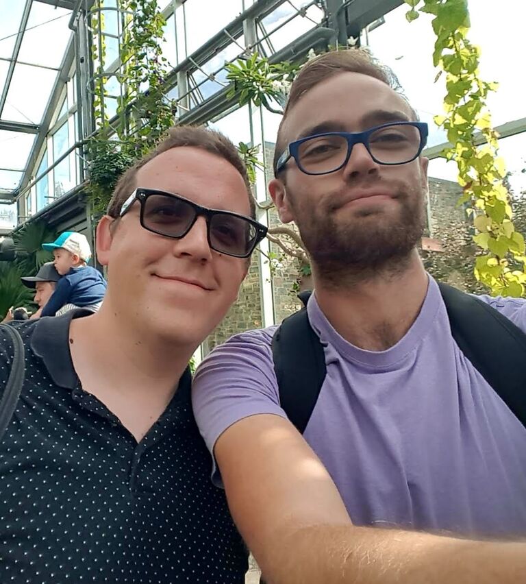Our first date at the Calgary Zoo. We spent hours together chatting about everything from our personal lives to whether or not we were looking at a prairie dog or gopher. We only took one photo that day because we were so infatuated with each other.

That date was the first day I knew that he was the one. I was completely taken away by his kind nature, giving heart, and infinite wisdom.