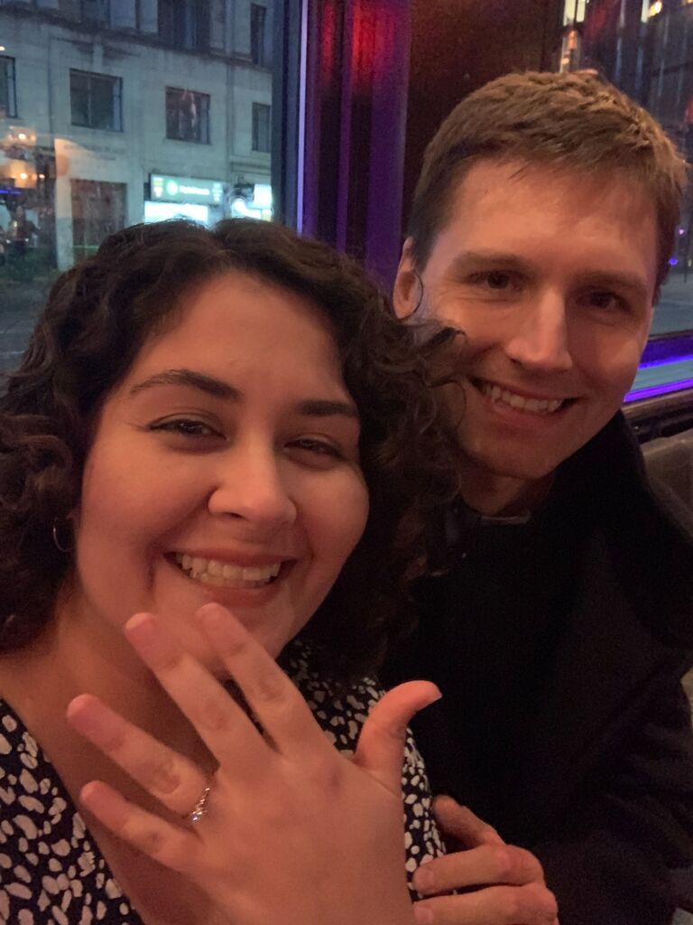 The one where we get engaged. 