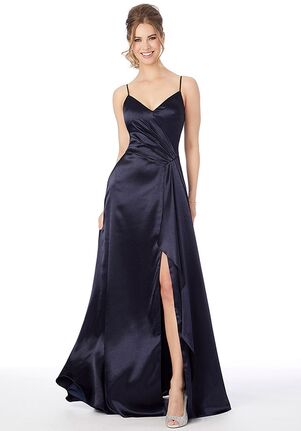 satin gowns for bridesmaid