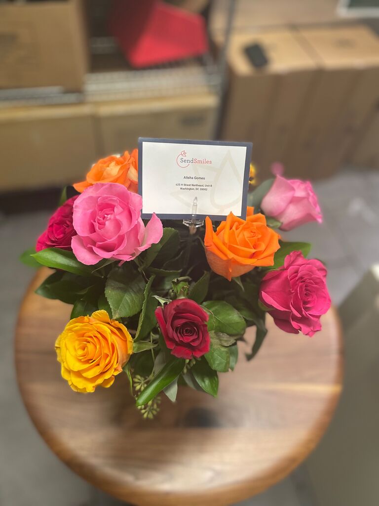 Cade sent flowers to Alisha's work