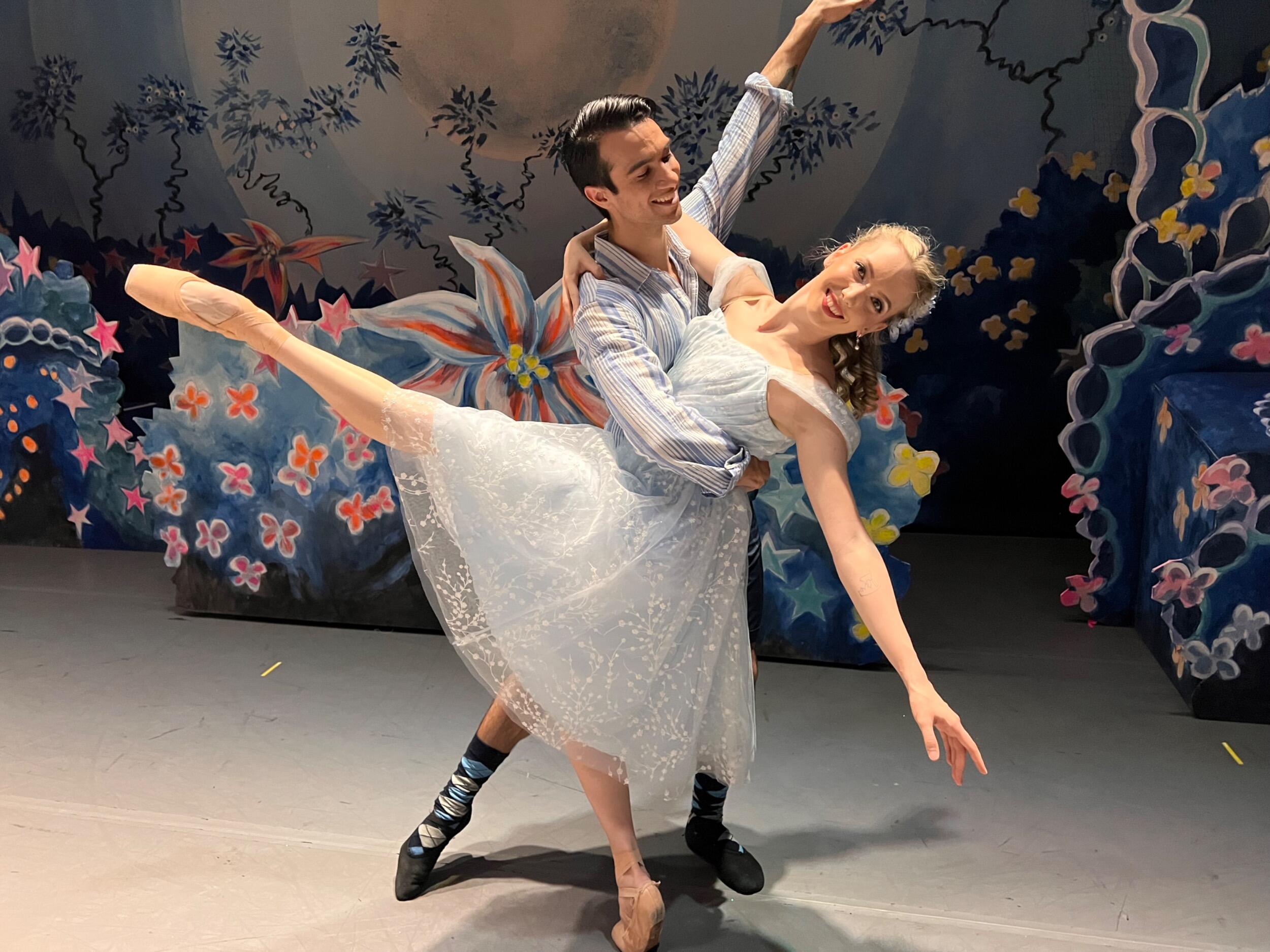 One of the shows we got to do in New Jersey was A Midsummer Nights Dream again! This time we got to play two of the lovers - Hermia and Lysander