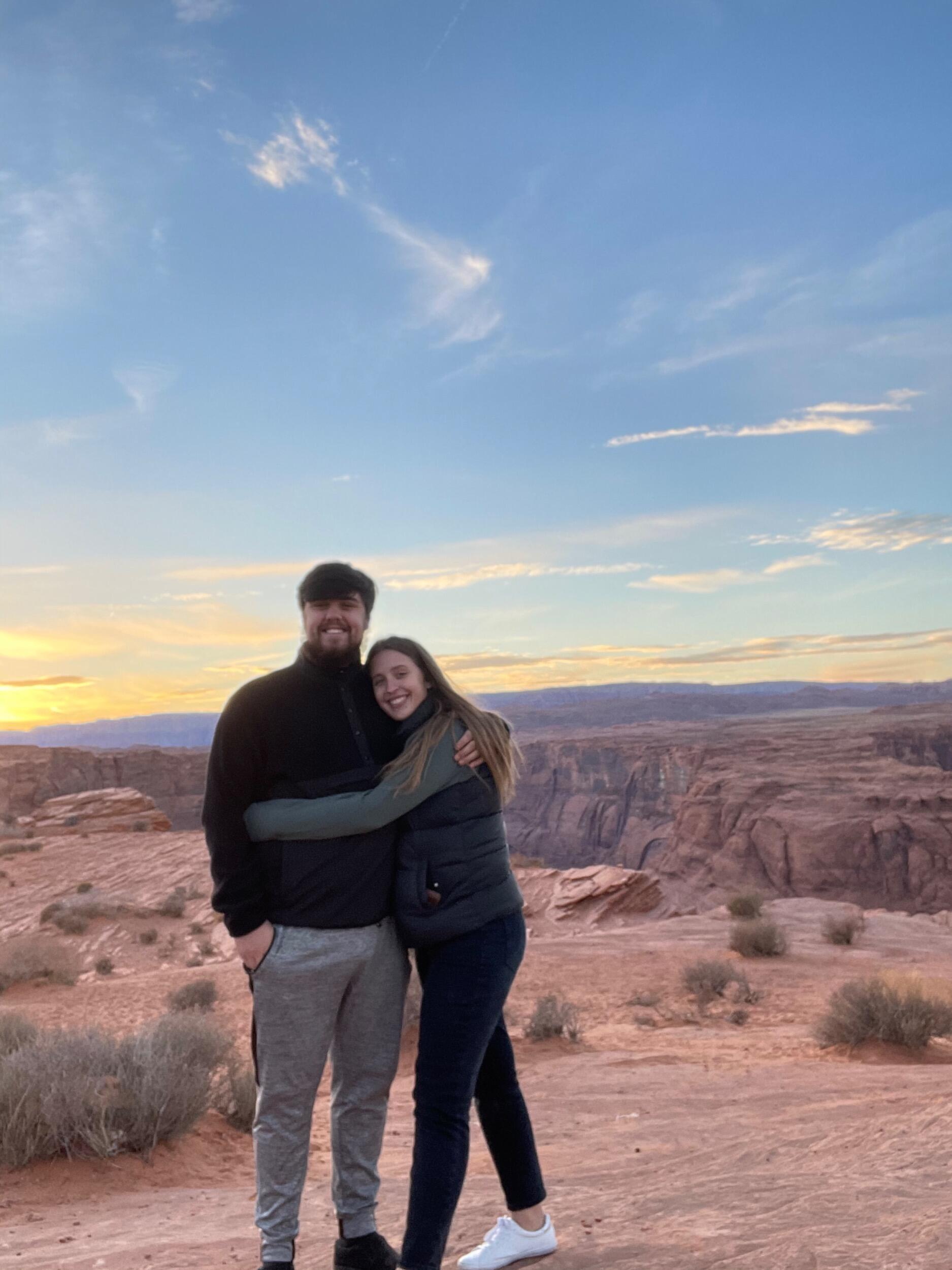 Checking out Horseshoe Bend