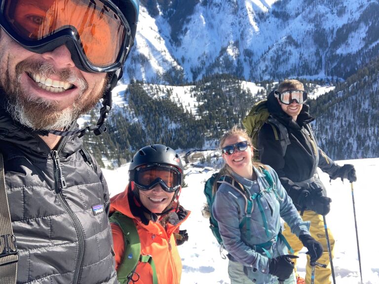 Backcountry skiing with Jamie and Matt in Sun Valley!