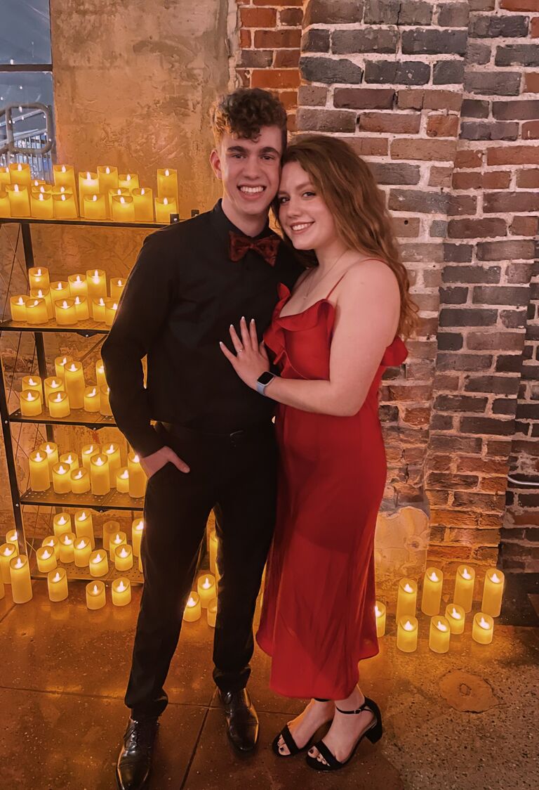 John-Mark took Hailey to a candlelight concert for Valentine's Day! He is such a romantic.