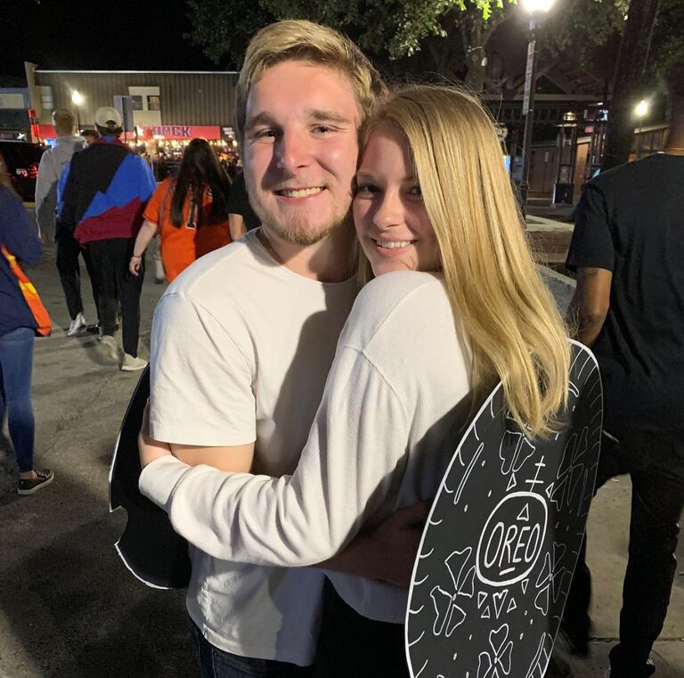 This was Kyle and Alyssa's "soft launch" after starting to officially date on October 17th. 