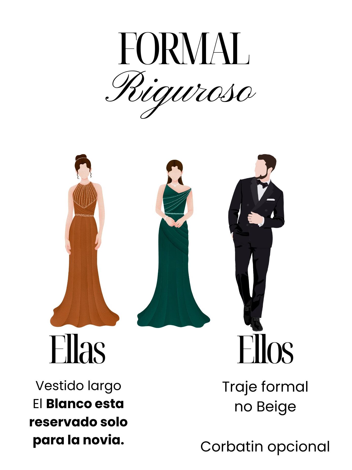 dress code riguroso formal 49 Dress code, Riguroso Formal A + R ideas
