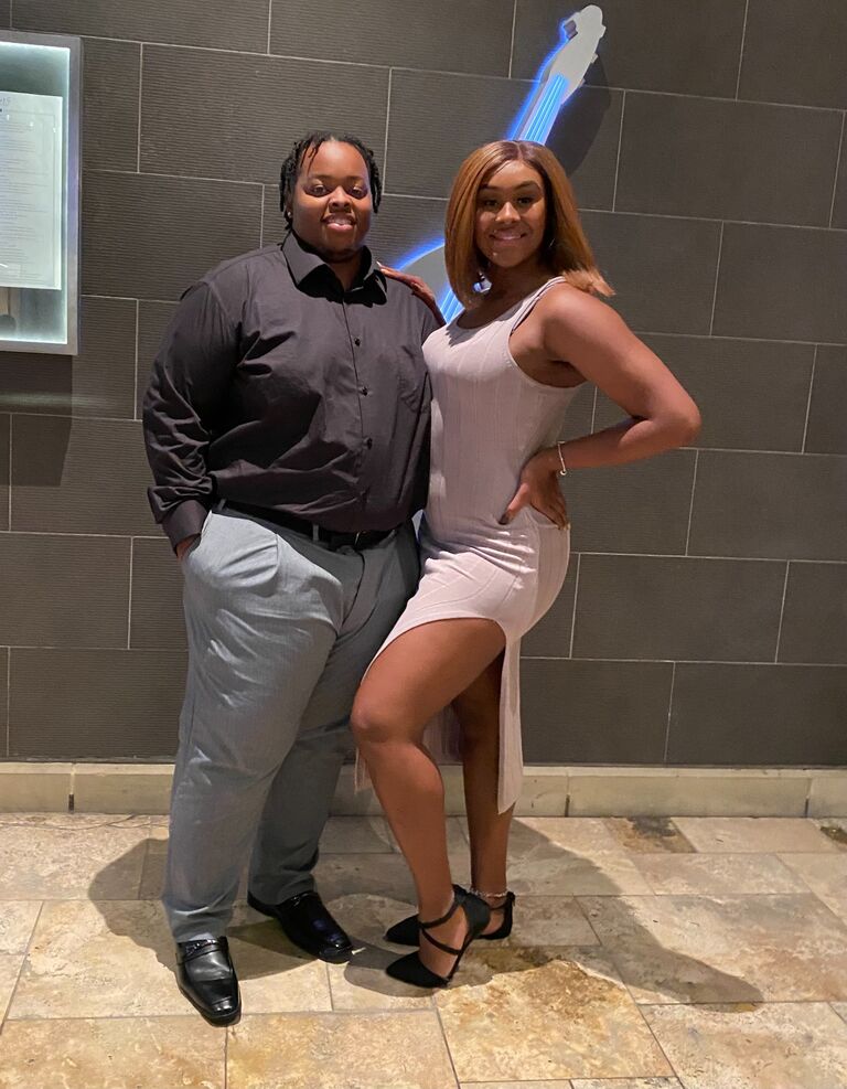 This is Jasmine and Malik's 6th year anniversary.  Today was the first time Malik tried oysters, let's just say he was not a fan, but the rest of the meal was amazing. 