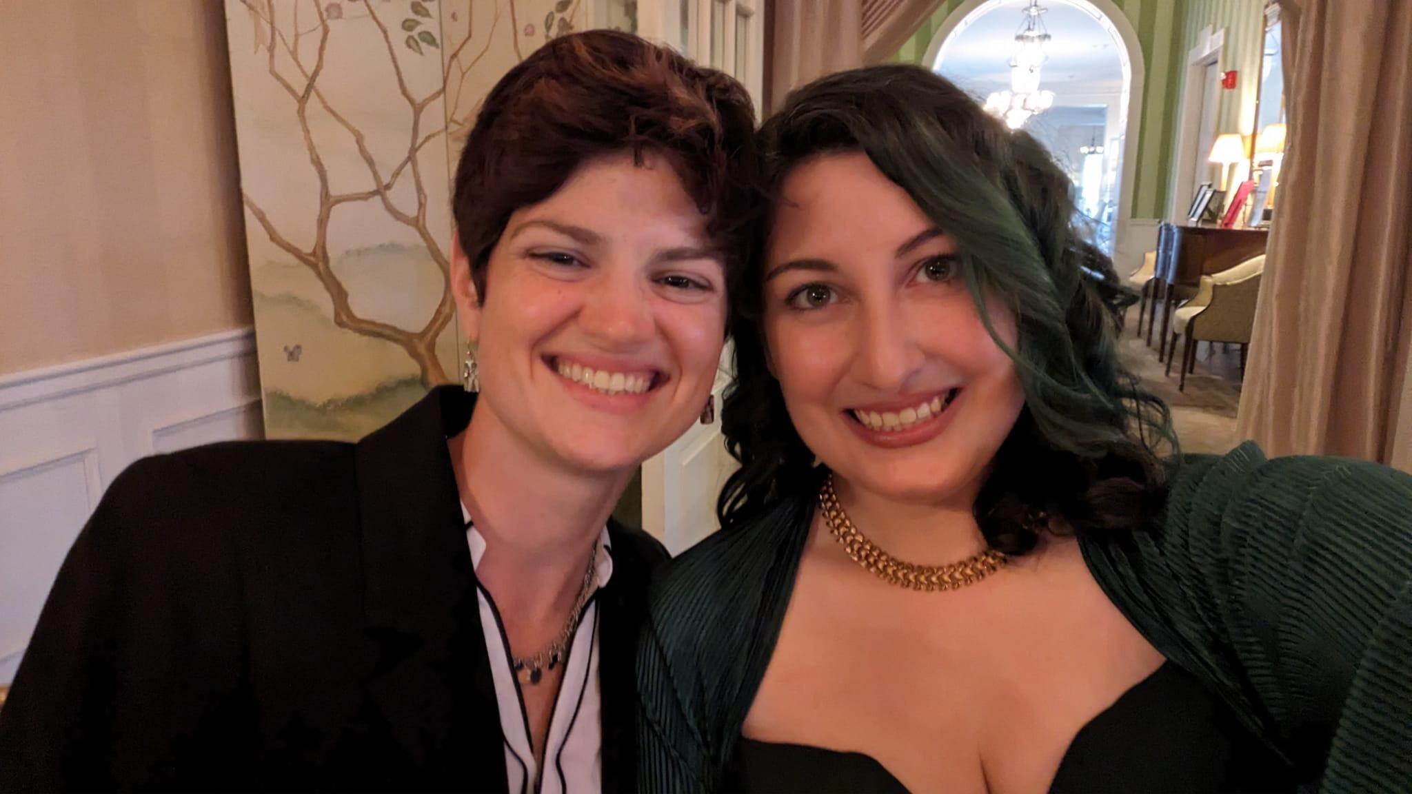 Matt's black-tie wedding