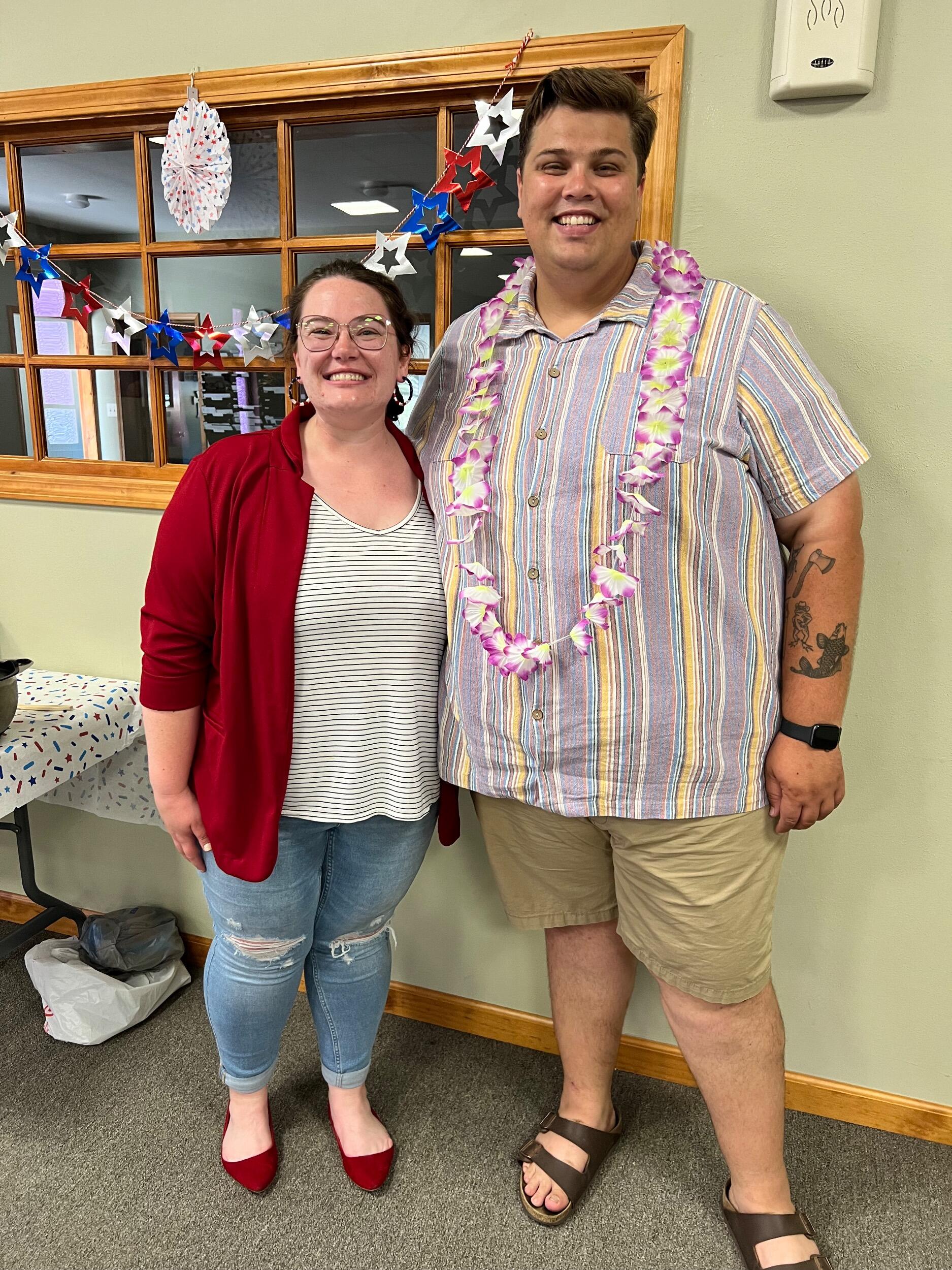 They celebrated Lauren's birthday with a murder mystery party. Austin was the murderer!